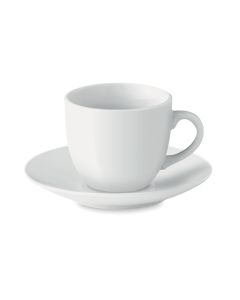 ESPRESSO Porcelain Coffee Cup And Saucer