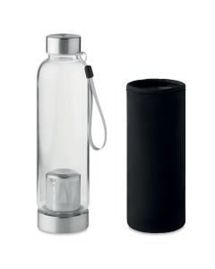 UTAH TEA Borosilicate Glass Bottle With Tea Infuser
