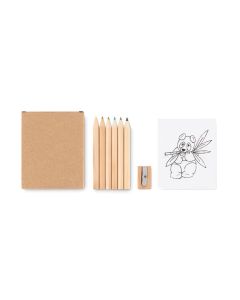 LITTLE VANGOGH Kids Colouring Set