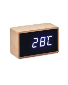 MIRI CLOCK - LED Alarm Clock Bamboo Casing