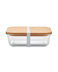 TUNDRA LUNCHBOX Glass Lunch Box With Bamboo Lid