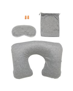 Comfort Travel Set With Pillow Eye Mask And Ear Plugs