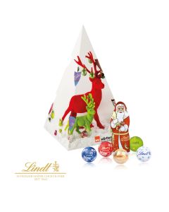 Personalised Lindt Christmas Pyramid