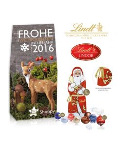 Personalised Lindt Christmas Gift Pouch