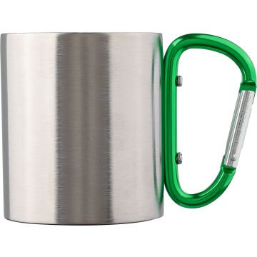 Stainless steel double walled travel mug (185ml)