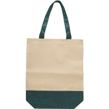 Imitation linen shopping bag