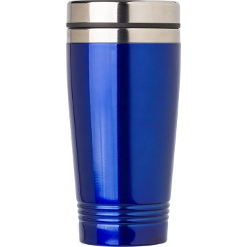 Stainless steel drinking mug 450ml Blue - 1 Bounce Creative Designs
