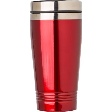 Stainless steel drinking mug 450ml Red - 1 Bounce Creative Designs