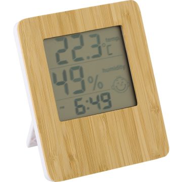 Promotional Bamboo Weather Station