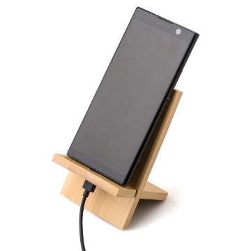 The Farrah - Bamboo Phone Stand