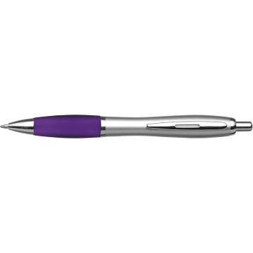 Recycled Plastic Pen with Rubber Grip