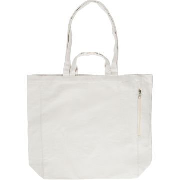 Promotional Recycled Cotton Bag with Zipped Pocket