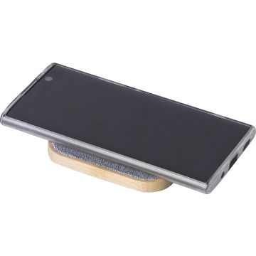 Fast Charging Bamboo Wireless Charger With RPET