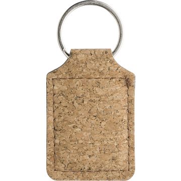 Rectangle Cork Keyring