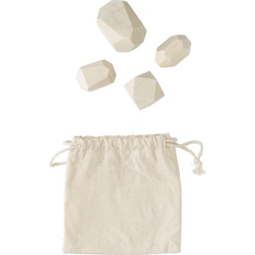 Wooden Skill Game With Pouch