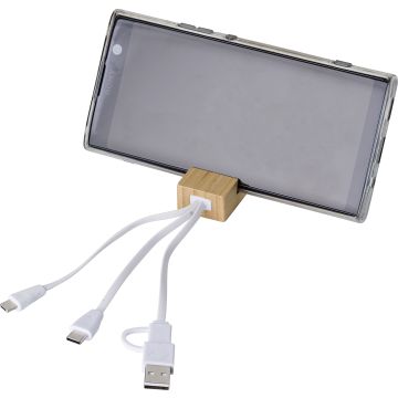 Bamboo charger and keychain