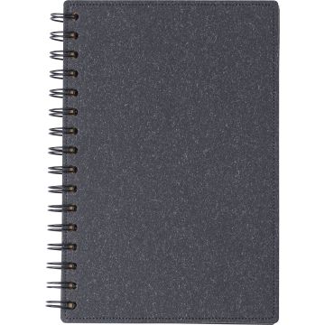 Recycled hard cover notebook (approx A5)