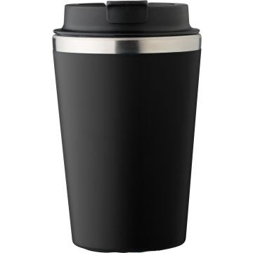 Stainless steel double walled travel mug (350ml)