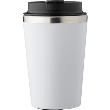 Stainless steel double walled travel mug (350ml)