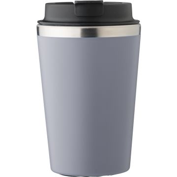 Stainless steel double walled travel mug (350ml)