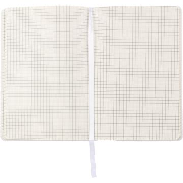 PU notebook (A5) with grid square pages