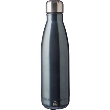 Recycled stainless steel single walled bottle (650ml)