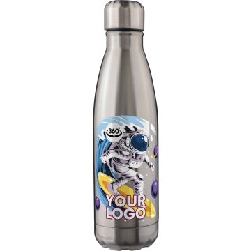 The Evia - Recycled stainless steel double walled bottle (500ml)