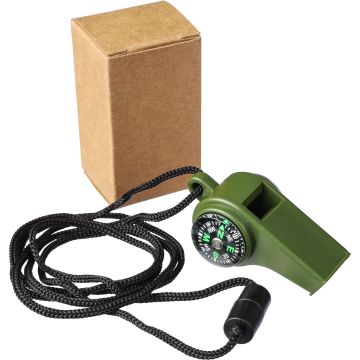 Whistle and compass