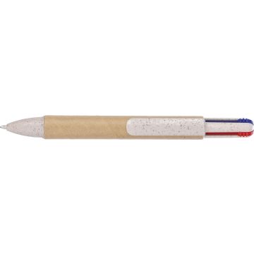Recycled carton four-colour ballpen