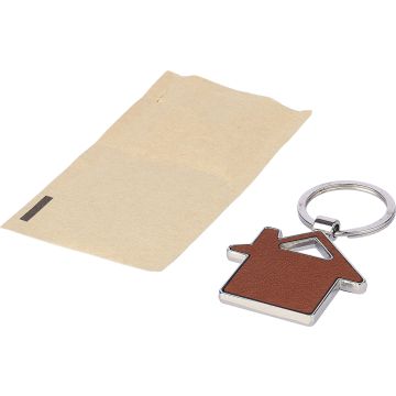 Recycled leather house key holder