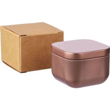 Candle in a tin case