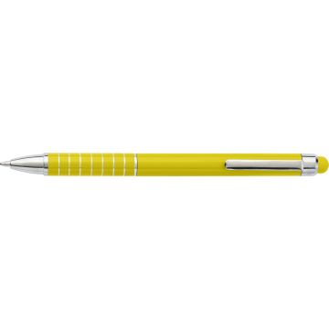 Aluminium ballpen with stylus