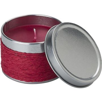 Fragranced candle in a tin
