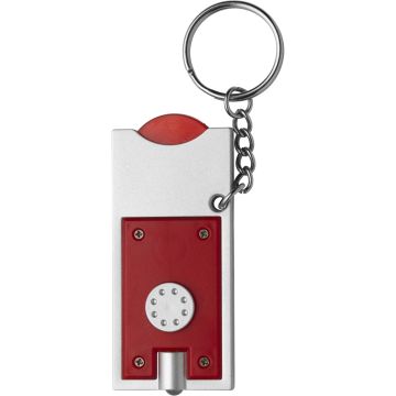 Key holder with coin (€0.50)