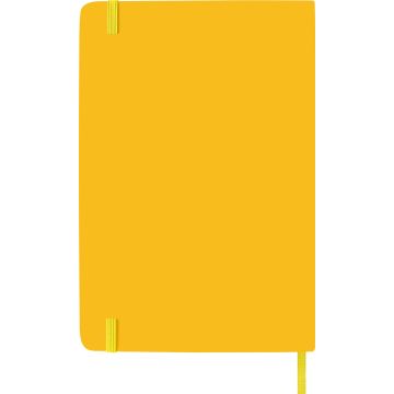 Notebook soft feel approx A5 Yellow - 1 Bounce Creative Designs