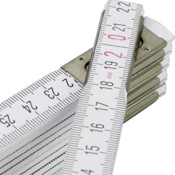Stabila Wooden Folding Ruler 2m