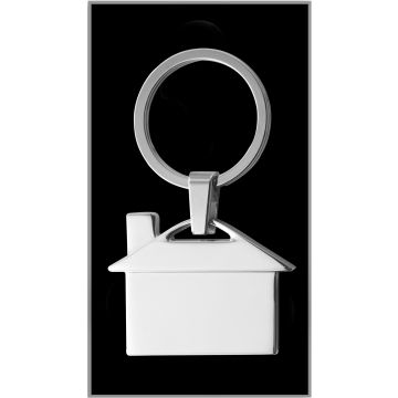 House Shaped Metal key holder Silver - 1 Bounce Creative Designs