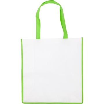 Bag with coloured trim