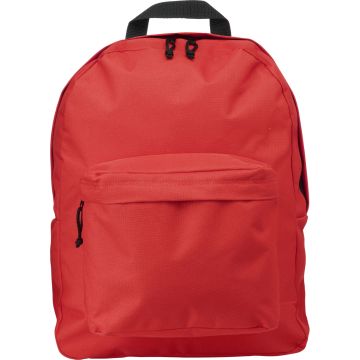 Polyester backpack Red - 1 Bounce Creative Designs