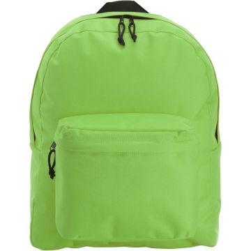 Polyester backpack Lime - 1 Bounce Creative Designs