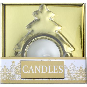 Christmas tree candle holder.
