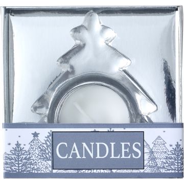 Christmas tree candle holder