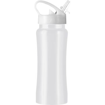 Steel drinking bottle 600ml White - 1 Bounce Creative Designs