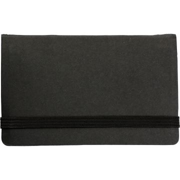 Card case with sticky tabs Black - 1 Bounce Creative Designs