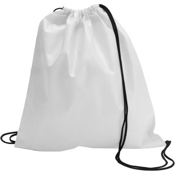 Drawstring backpack White - 1 Bounce Creative Designs