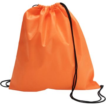 Drawstring backpack Orange - 1 Bounce Creative Designs
