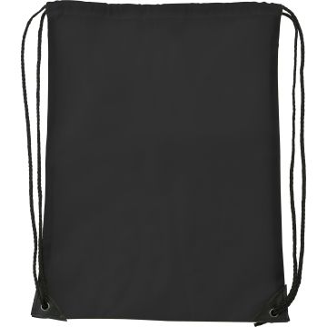 Drawstring backpack Black - 1 Bounce Creative Designs