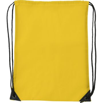 Drawstring backpack Yellow - 1 Bounce Creative Designs