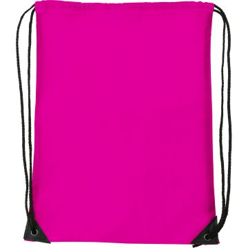 Drawstring backpack Pink - 1 Bounce Creative Designs