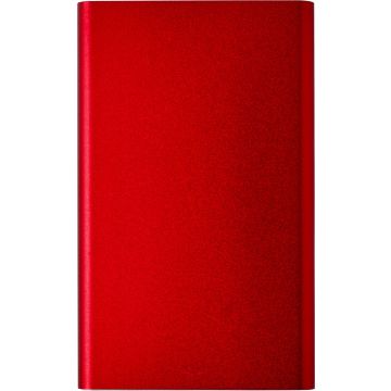 Aluminium power bank Red - 1 Bounce Creative Designs